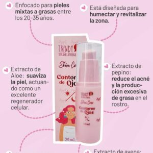 Skin Care Contorno de Ojos 30 ml - Trendy