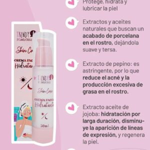 Crema Facial Hidratante 50 ml - Trendy