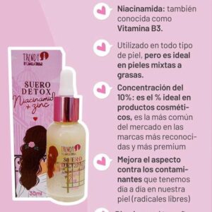 Suero Detox Niacinamida + Zinc 30 ml - Trendy