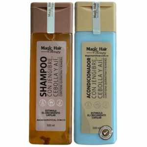 Shampoo + Acondicionador de Cebolla y Jengibre Magic Hair